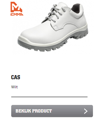 Schoen Food Emma Cas laag veter S2 wit | Hygienepartner.nl