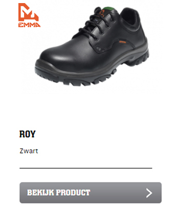 Schoen Emma Roy laag veter S2 zwart XD | Hygienepartner.nl