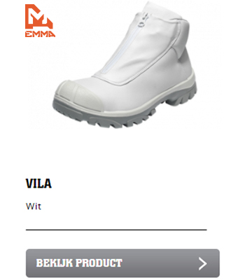 Schoen Food Emma Vila hoog veter S2 wit | Hygienepartner.nl