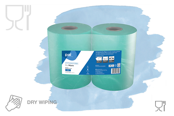 Hydrotek food safe gecertificeerde droge wipes | Hygienepartner.nl