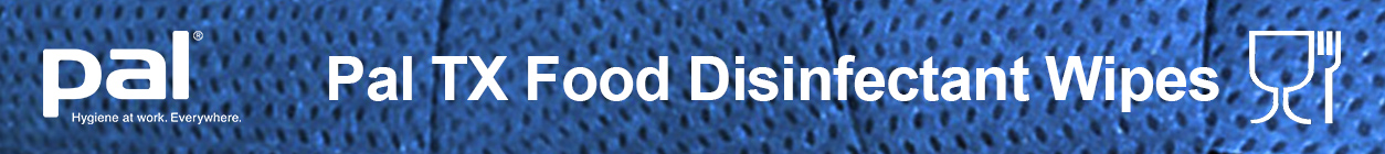 Pal TX Desinfectant food wipes | Hygienepartner.nl