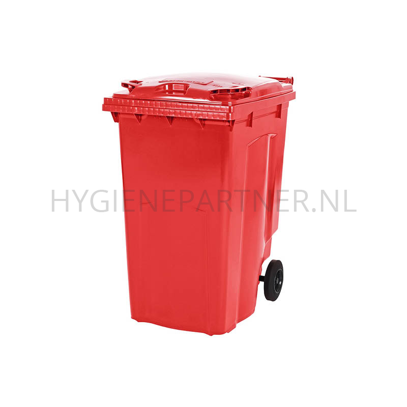 BA101018-40 Kunststof afvalcontainer 340 liter met twee wielen rood