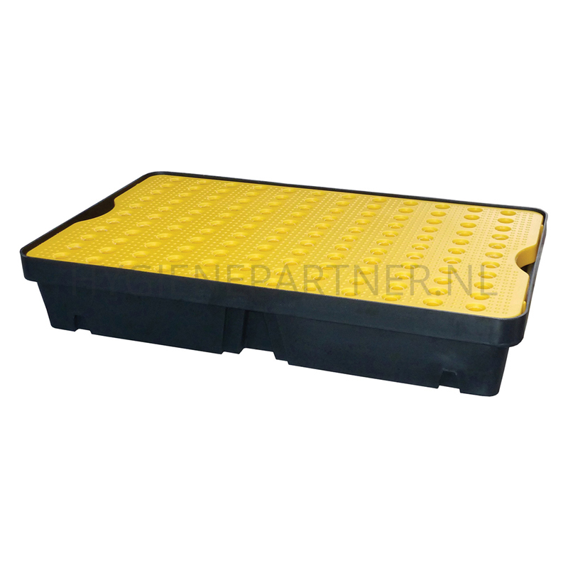 BA151063-60 Brady SPTY-60-YL-BK opvangbak 1000x600x175 mm 60 liter zwart