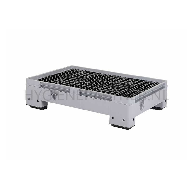 BA151067-95 Opvangpallet met rooster 1200x800x297 mm 120 liter grijs