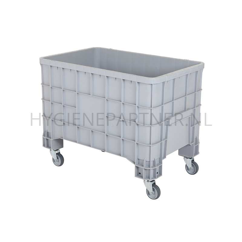 BA201032-95 Palletbox mini 4 wielen 1000x635x775 mm 279 liter grijs