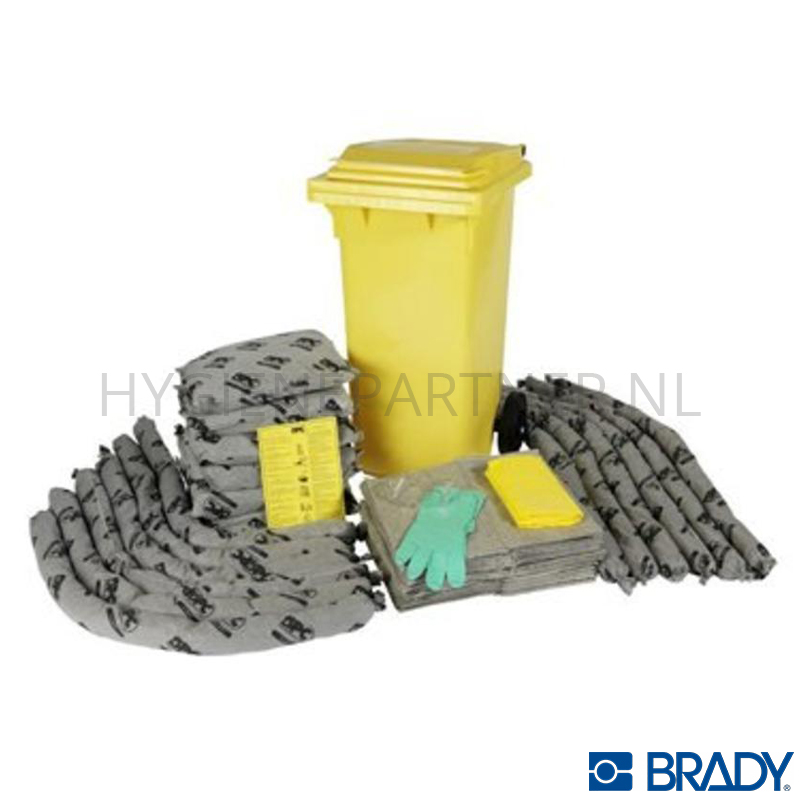 BI401027 Brady SKA-120 Spill kit Mobiele Container Kit SPC universeel