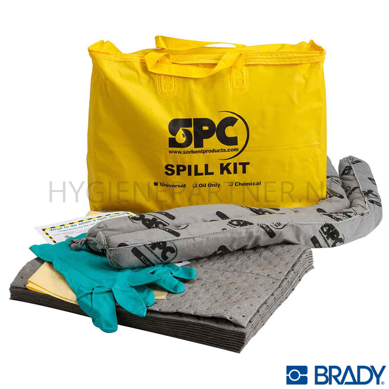 BI401030 Brady SKA-PP Economy Spill Kit draagbaar SPC universeel