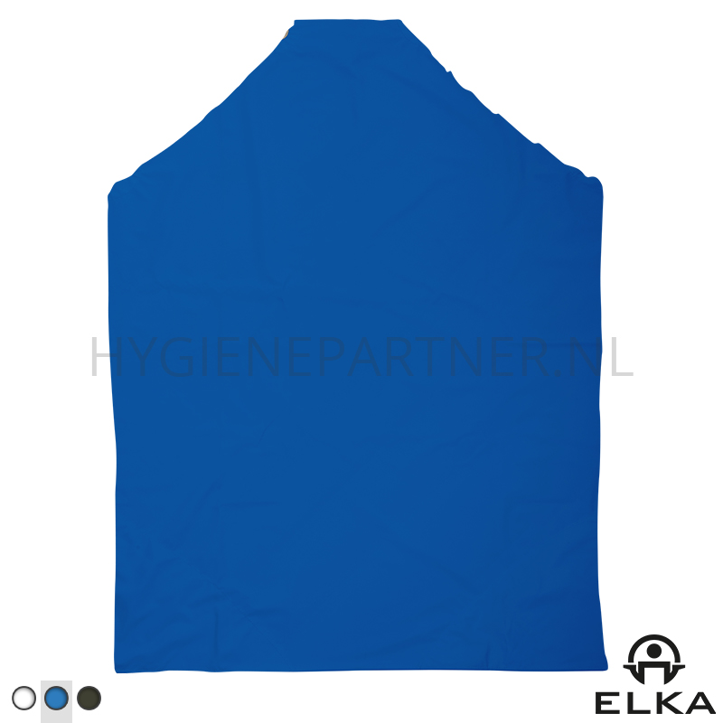 BK581045-32 Elka schort 240 PU-nylon met koordjes 95x115 cm korenblauw