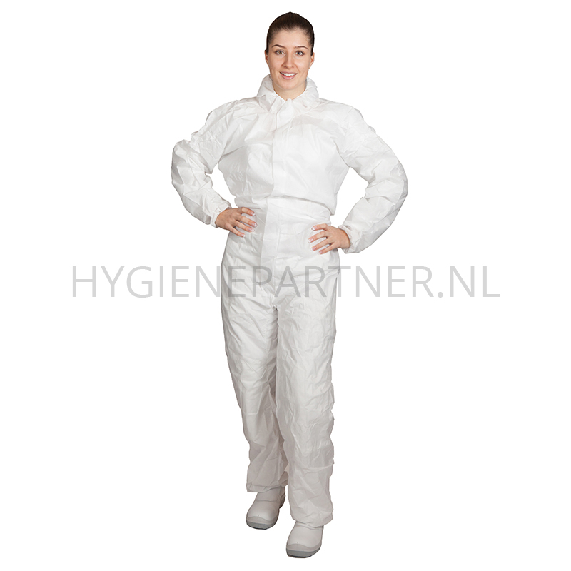DI051007-50 Wegwerpoverall Propguard antistatisch met kraag wit