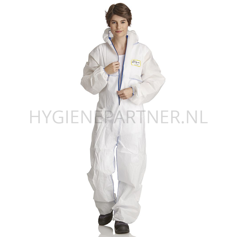 DI051028-50 ProSafe LIGHT wegwerpoverall met capuchon wit