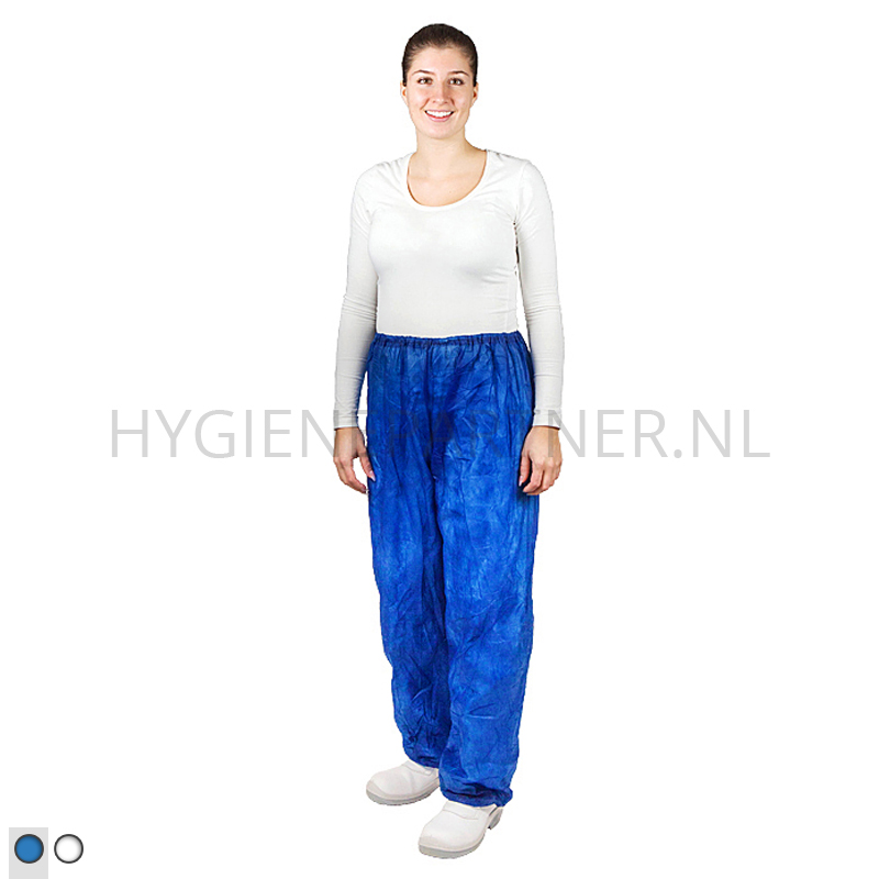 DI101003-30 Disposable broek 3-laags SMS non-woven polypropyleen blauw