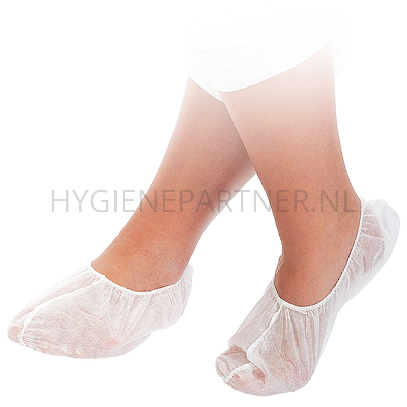 DI301027-50 Disposable sok bowling non-woven polypropyleen wit