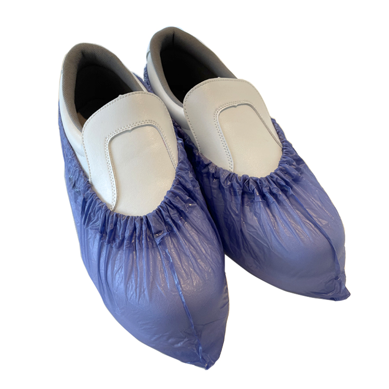 DI301030-30 Disposable overschoen blauw 130 mu PVC 38 x 16 cm