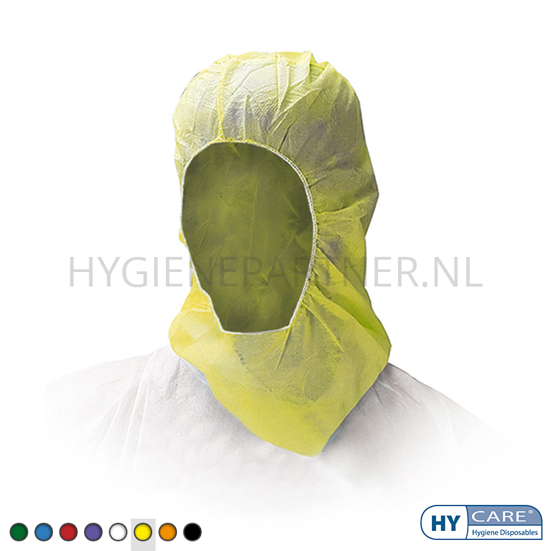 DI991006-60 Hycare disposable hoofdkap non-woven astrocap polypropyleen geel