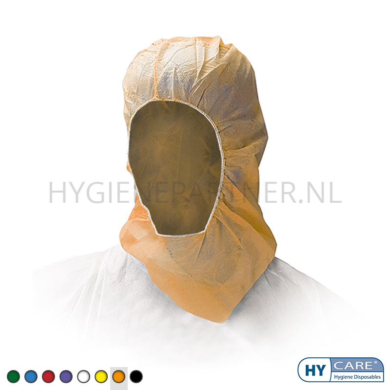 DI991006-70 Hycare disposable hoofdkap non-woven astrocap polypropyleen oranje