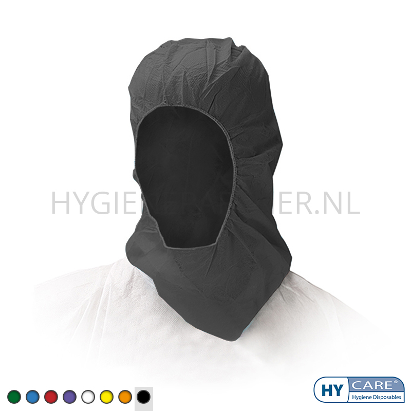 DI991006-90 Hycare disposable hoofdkap non-woven astrocap polypropyleen zwart