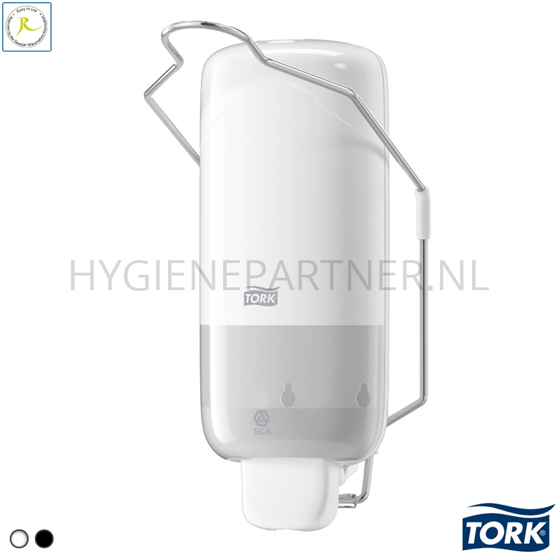 DP051150-50 Tork Elevation 560101 vloeibare zeepdispenser met armbeugel S1 wit