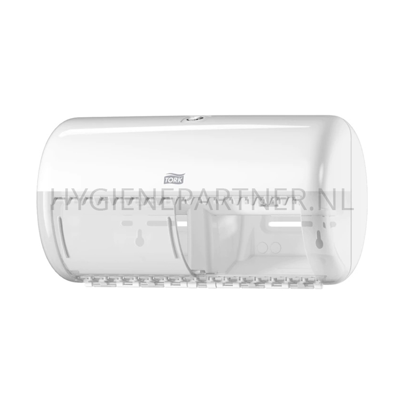 DP101047-50 Tork Twin toiletroldispenser traditioneel T4 wit