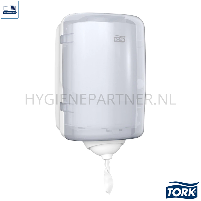 DP151051-50 Tork Reflex mini vel-voor-vel centerfeed dispenser poetsrol M3 wit