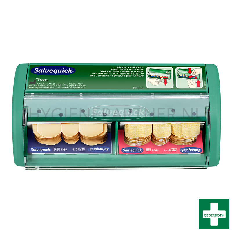 EH101010 Cederroth Salvequick 490700 pleisterdispenser
