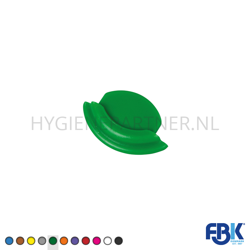 FB551005-20 Einddop ophangrail FBK 80005-5 groen
