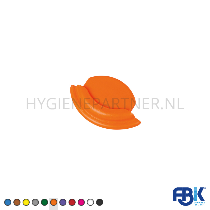FB551005-70 Einddop ophangrail FBK 80005-7 oranje