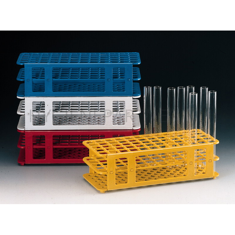 HC451016-30 Reageerbuisrek PP 5x12 posities blauw