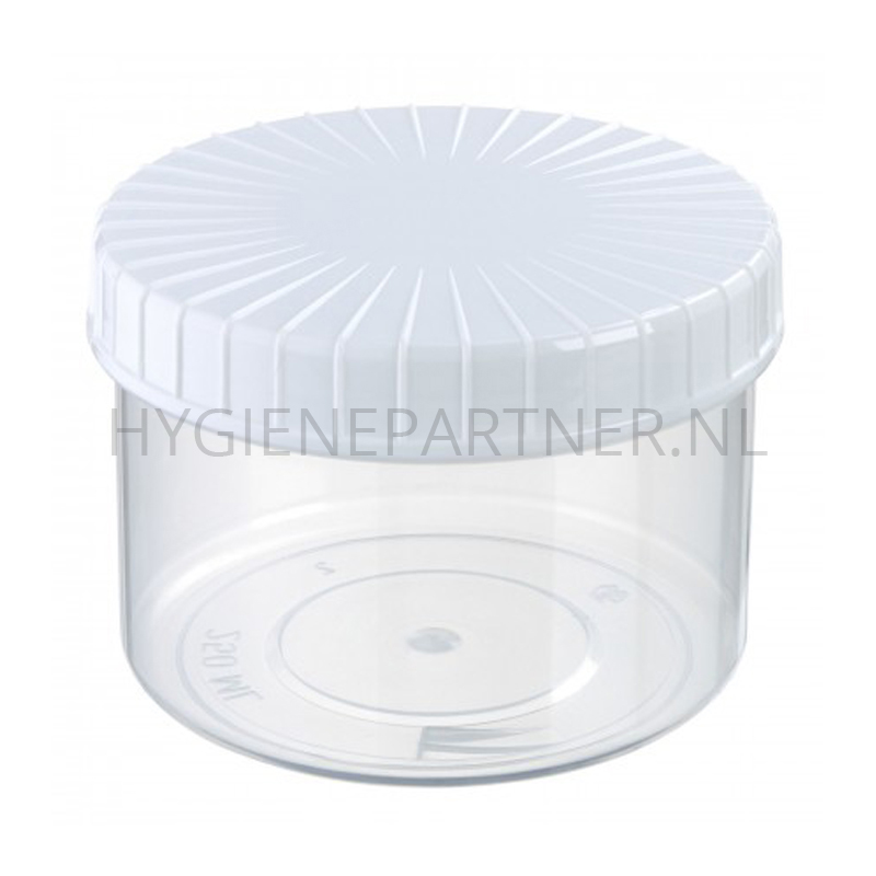 HC401237-50 Monsterpot PP met schroefdeksel Unipot 250 ml transparant