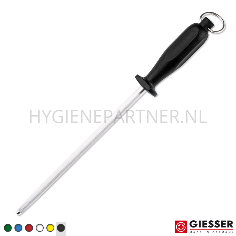 MT301001-90 Giesser 9924-25 aanzetstaal rond 25 cm zwart