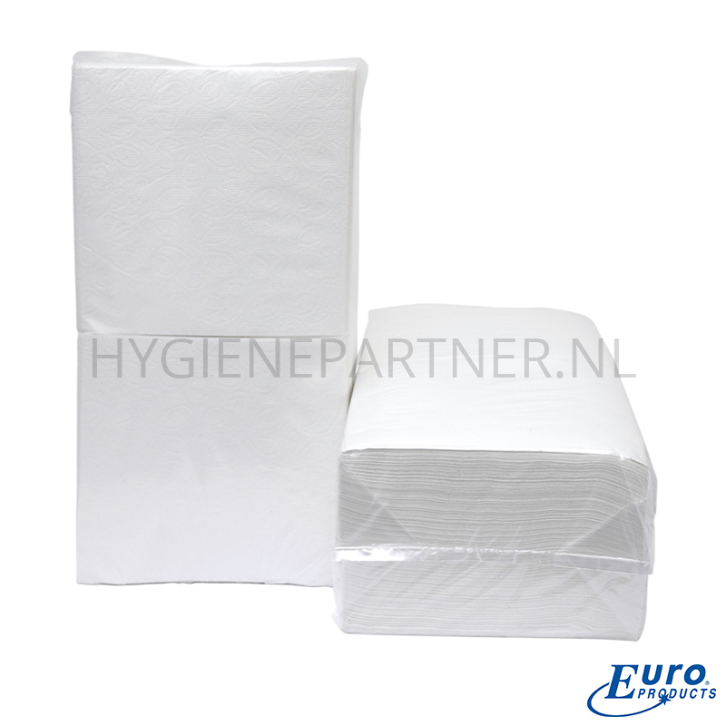 PA301005 Euro Products servetten 1-laags 33x31 cm wit