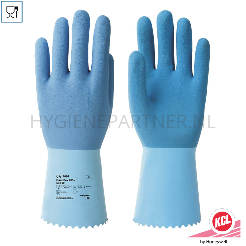 PB551093-30 KCL Camatex 451 handschoen latex chemiebestendig