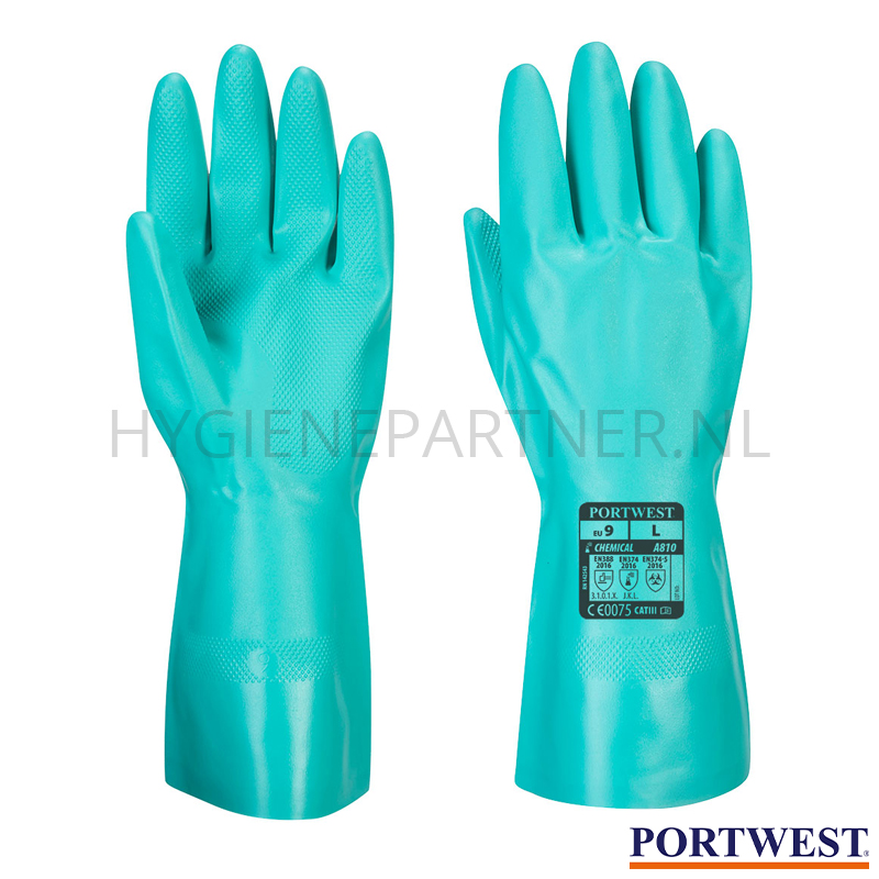 PB551115-20 Portwest Nitrosafe A810 handschoen nitril chemiebestendig