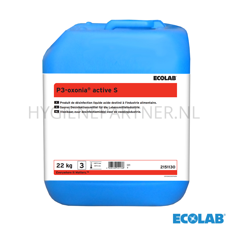 RD101045 Ecolab P3-Oxonia Active S zuur desinfectiemiddel 22 kg