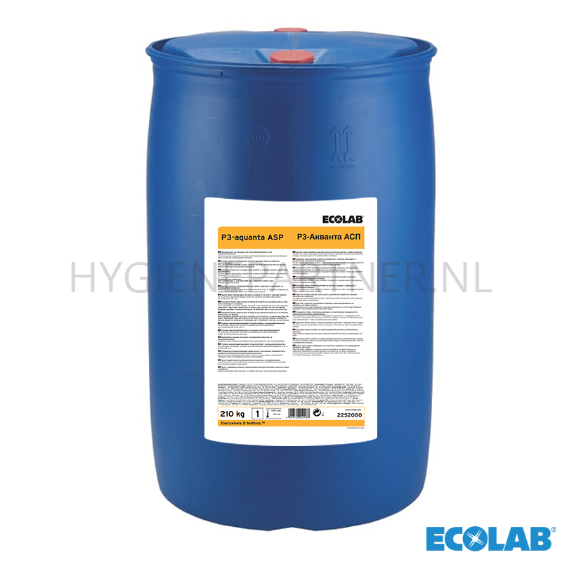 RD151079 Ecolab P3-aquanta ASP reinigingsmiddel transportmateriaal 210 kg (B)
