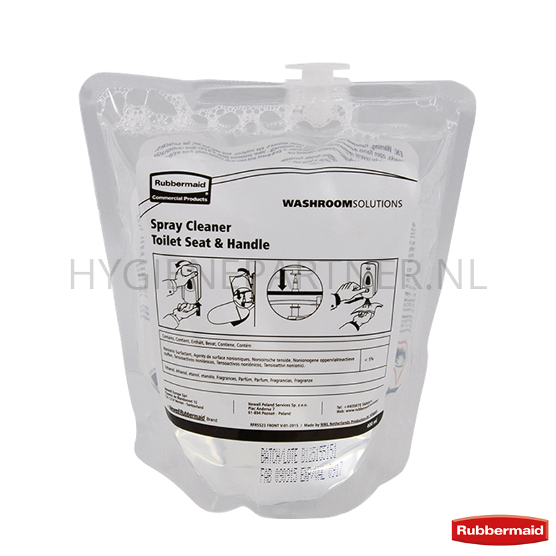 RD401038 Rubbermaid Toilet Seat Cleaner navulling 400 ml