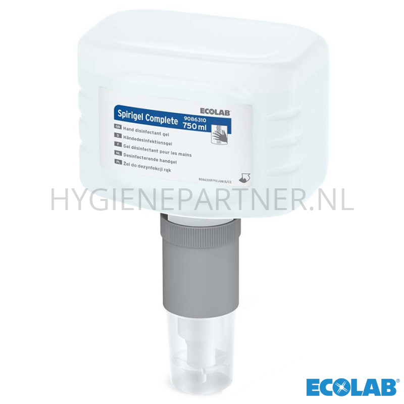 RD601114 Ecolab Spirigel Complete gel handdesinfectie op alcoholbasis 6x750 ml