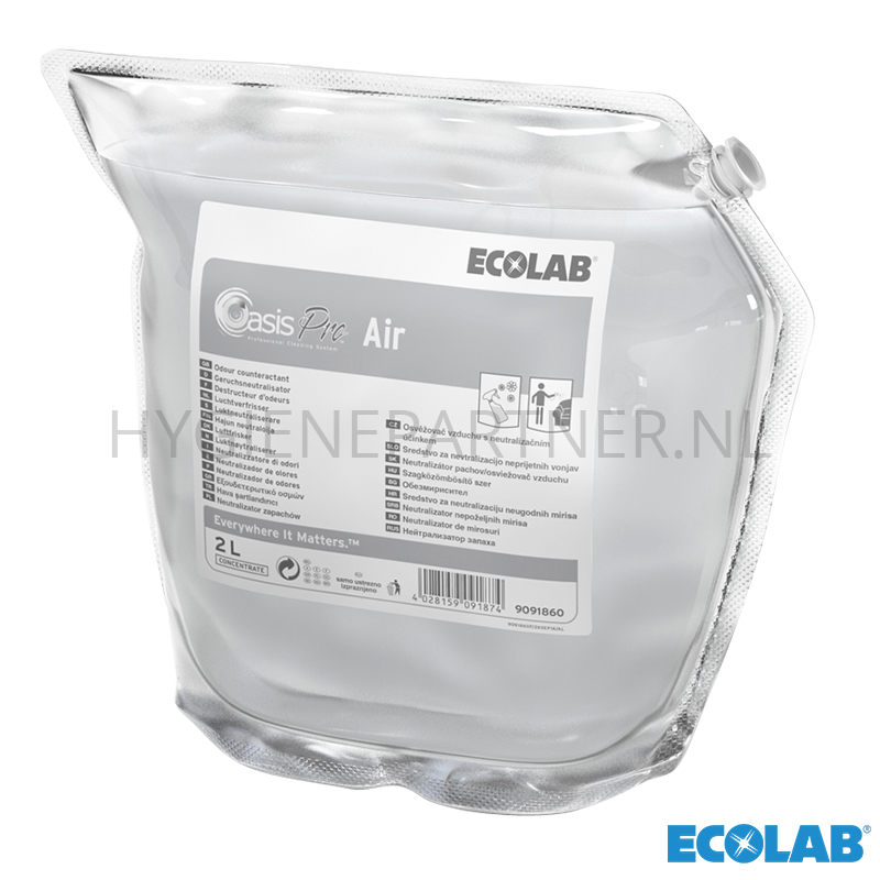 RD651048 Ecolab Oasis Pro Air Fresh geurneutralisator 2x2 liter