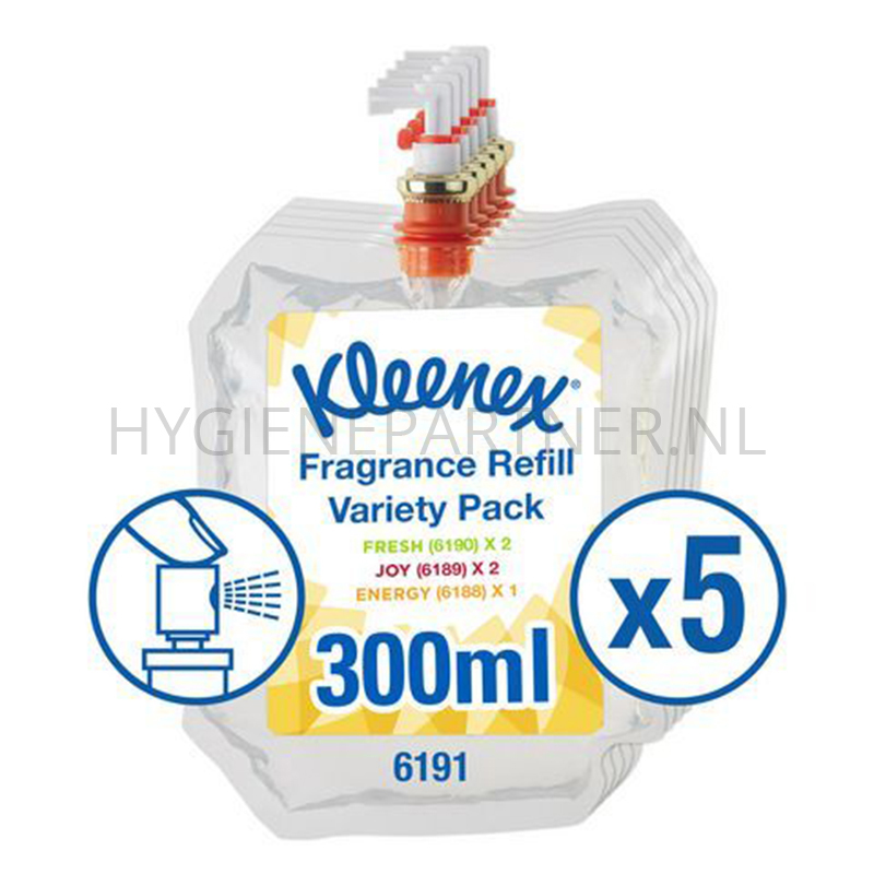 RD651059 Kimberly-Clark Kleenex 6191 navulling geurenmix