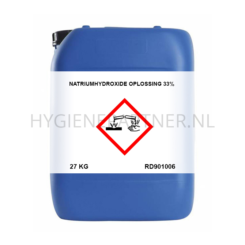 RD901006 Natriumhydroxide oplossing 33% levensmiddelen kwaliteit 27 kg