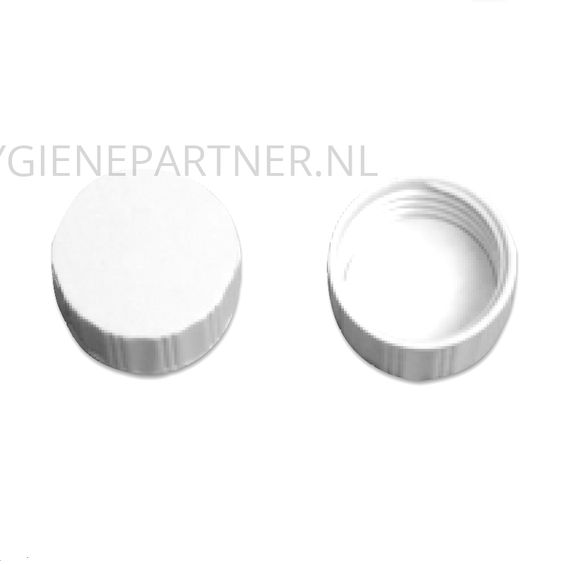 RT551103-50 Schroefdop voor doseerflacon HDPE Ø28 mm verzegelbaar wit