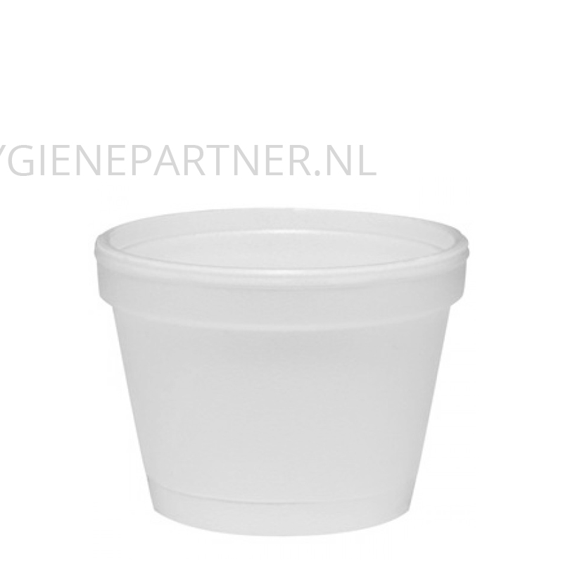 SA101032-50 Foam food container Ø73,6 mm 118 ml wit