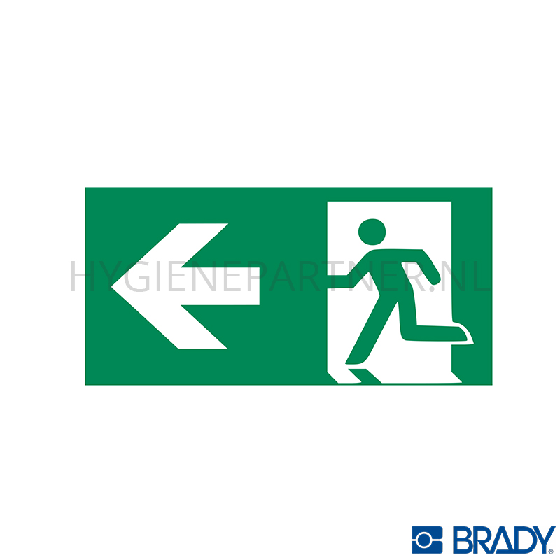 SB051285 Sticker nooduitgang links A270/E001