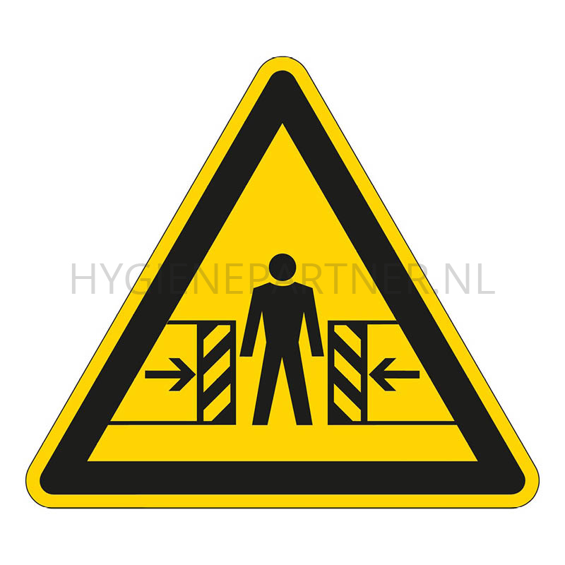 SB052058 Sticker waarschuwing voor bekneld raken PIC 316