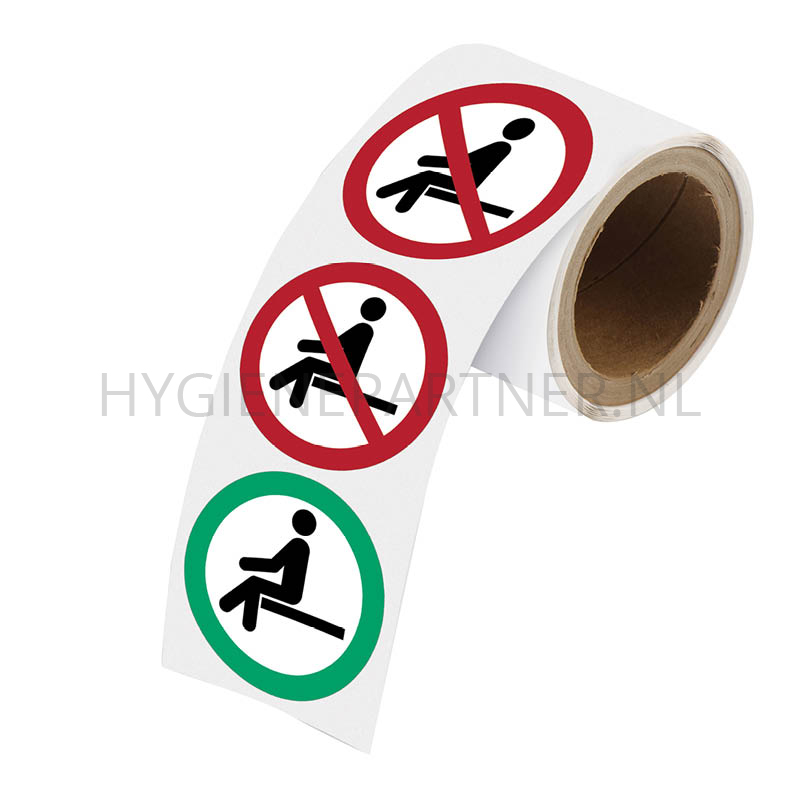 SB052112 Sticker hier zitten1x PIC925-hier NIET zitten 2x P18