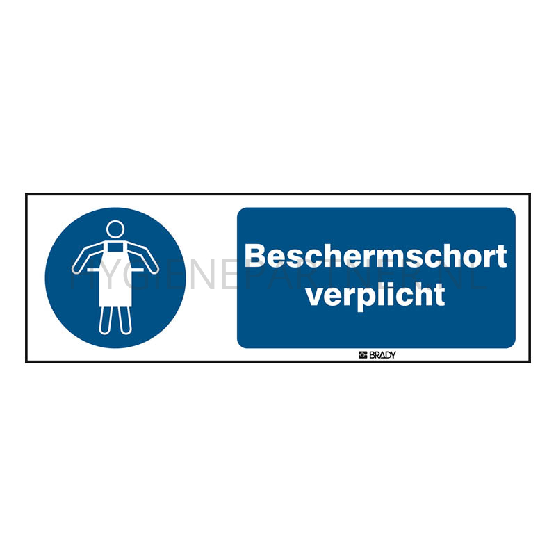 SB101678 Bord beschermschort verplicht M026 horizontaal