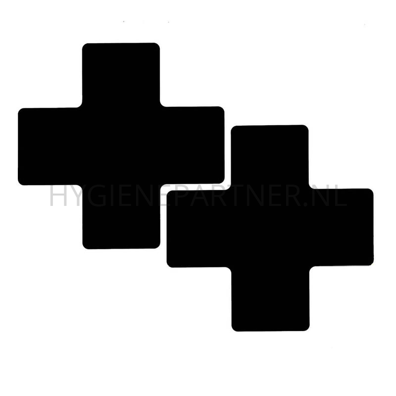 SB301067-90 Vloermarkering plusteken Brady ToughStripe 76x203 mm zwart