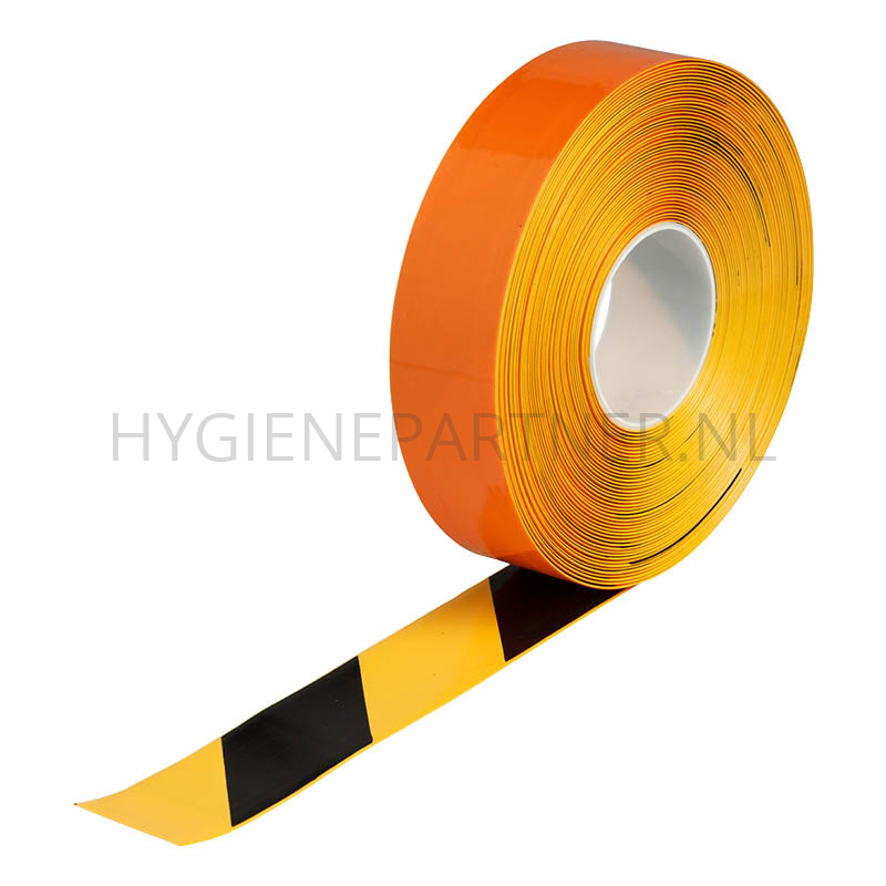SB301076-07 Afbakeningstape ToughStripe Max PE zwart-geel