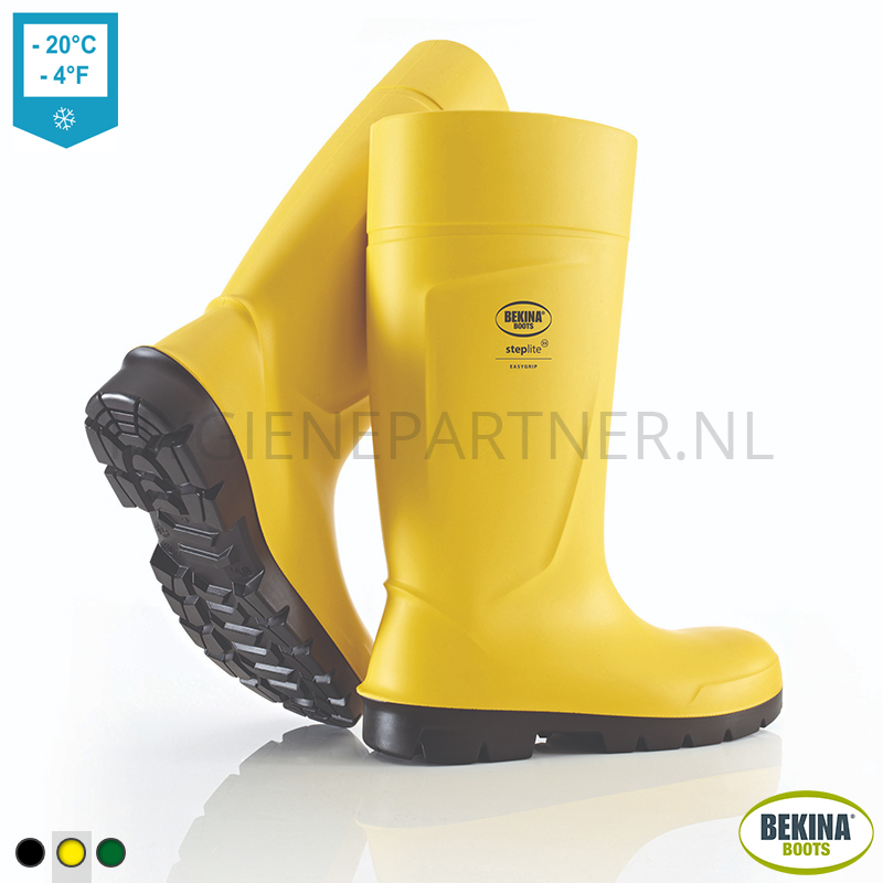 SC201029-60 Bekina Steplite Easygrip Neotane veiligheidslaars food S5 CI SRC geel