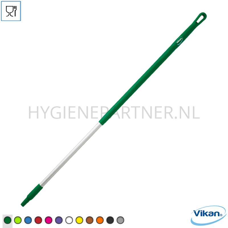 VK051010-20 Vikan 29352 steel aluminium ergonomisch 1310 mm groen