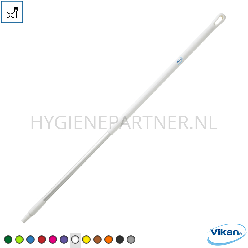 VK051010-50 Vikan 29355 steel aluminium ergonomisch 1310 mm wit